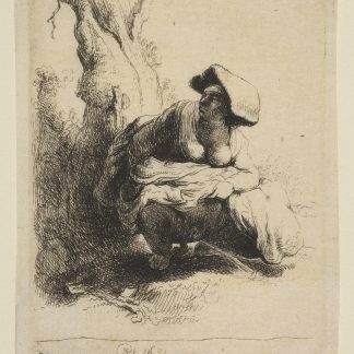 A Woman Making Water