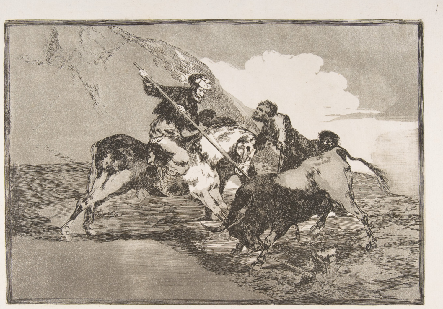 Tauromaquia Plate 1 by Francisco Goya