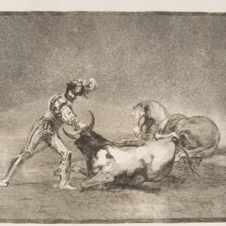 Tauromaquia Plate 9 by Francisco Goya