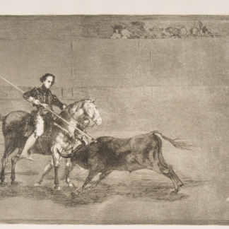 Tauromaquia Plate 22 by Francisco Goya