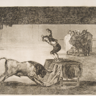 Tauromaquia Plate 19 by Francisco Goya