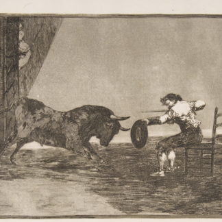 Tauromaquia Plate 18 by Francisco Goya