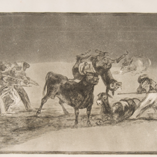 Tauromaquia Plate 17 by Francisco Goya