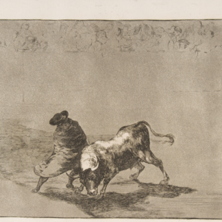 Tauromaquia Plate 14 by Francisco Goya