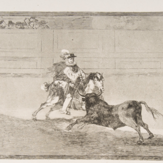 Tauromaquia Plate 13 by Francisco Goya