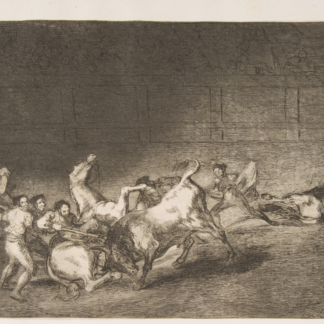 Tauromaquia Plate 32 by Francisco Goya