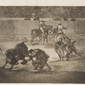 Tauromaquia Plate 29 by Francisco Goya