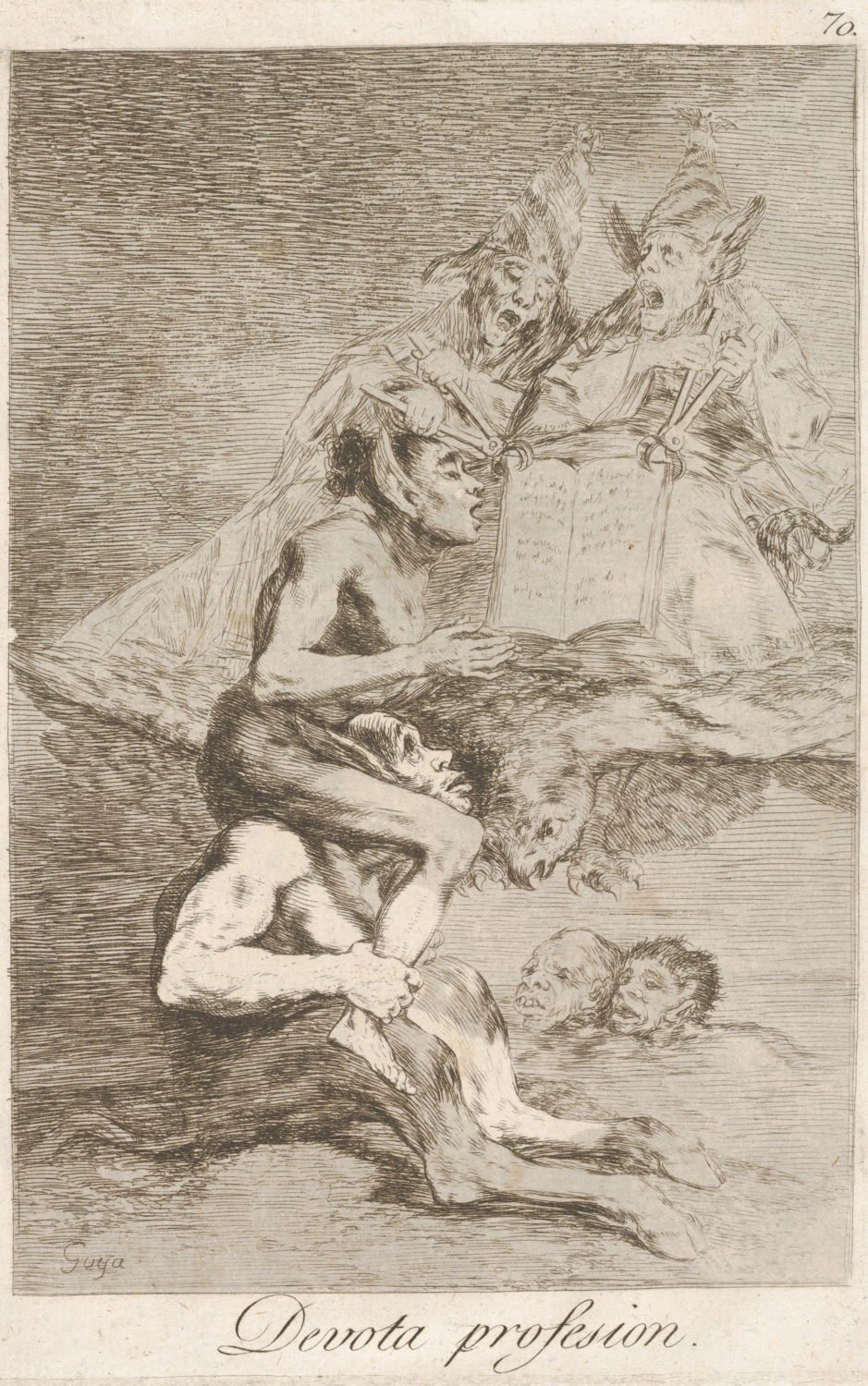 Devout Profession by Francisco Goya