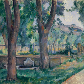 The Pool at Jas de Bouffan by Paul Cézanne