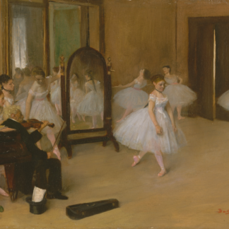 The Dancing Class by Edgar Degas