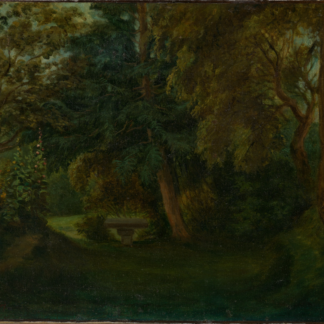 George Sand's Garden at Nohant by Eugène Delacroix