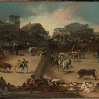 Bullfight in a Divided Ring by Francisco de Goya