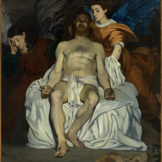 The Dead Christ with Angels by Edouard Manet