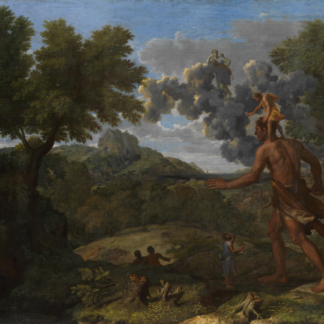 Blind Orion Searching for the Rising Sun by Nicolas Poussin