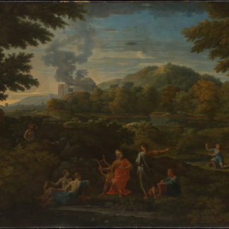 Orpheus and Eurydice by Nicolas Poussin