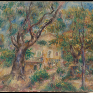 The Farm at Les Collettes, Cagnes by Pierre-Auguste Renoir