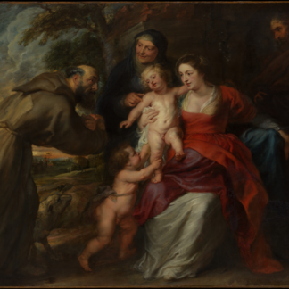 The Holy Family with Saints Francis and Anne and the Infant Saint John the Baptist by Peter Paul Rubens