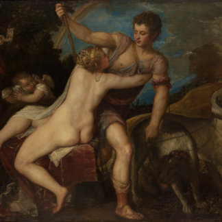 Venus and Adonis by Titian