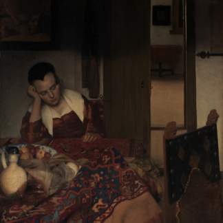 A Maid Asleep by Johannes Vermeer