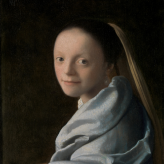 Study of a Young Woman by Johannes Vermeer