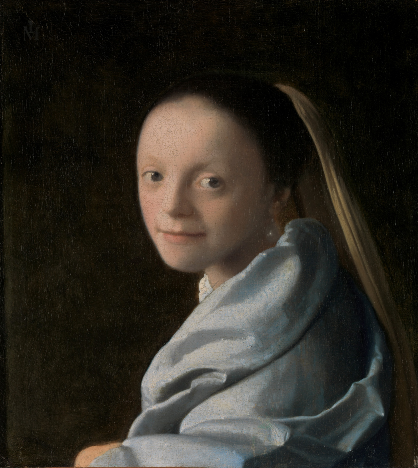 Study of a Young Woman by Johannes Vermeer