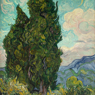 Cypresses by Vincent van Gogh