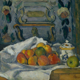 Dish of Apples by Paul Cézanne