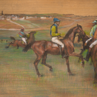Race Horses by Edgar Degas