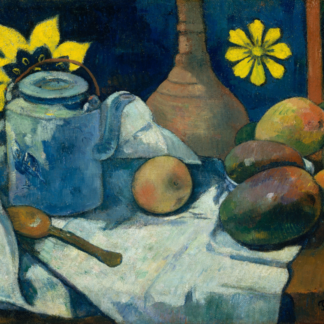 Still Life with Teapot and Fruit by Paul Gauguin