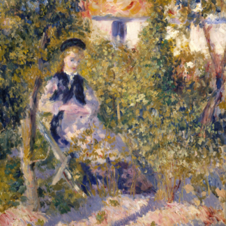 Nini in the Garden (Nini Lopez) by Auguste Renoir