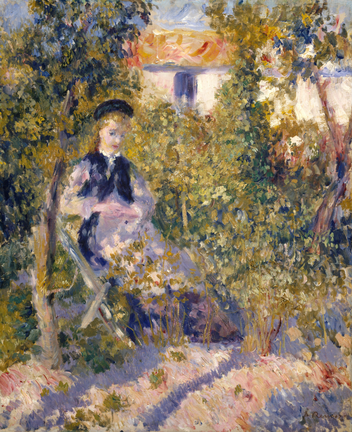 Nini in the Garden (Nini Lopez) by Auguste Renoir