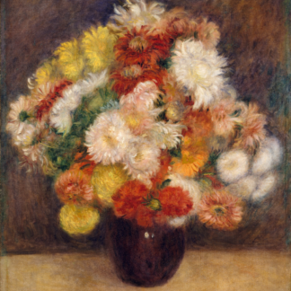 Bouquet of Chrysanthemums by Auguste Renoir