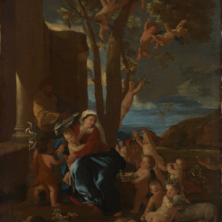 The Holy Family with Saint John the Baptist by Nicolas Poussin