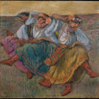 Dancers in Ukrainian Dress by Edgar Degas