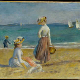 Figures on the Beach by Auguste Renoir