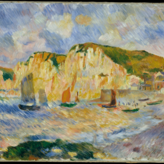 Sea and Cliffs by Auguste Renoir