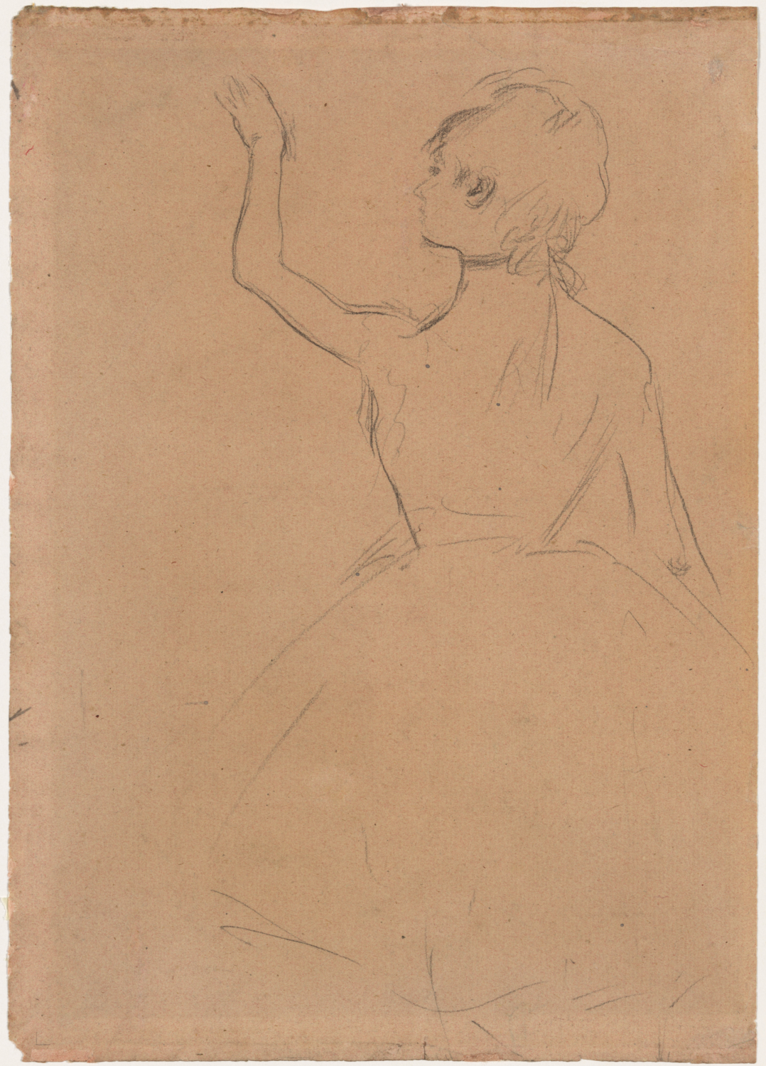 Study of a Ballet Dancer seen from the Back by Edgar Degas