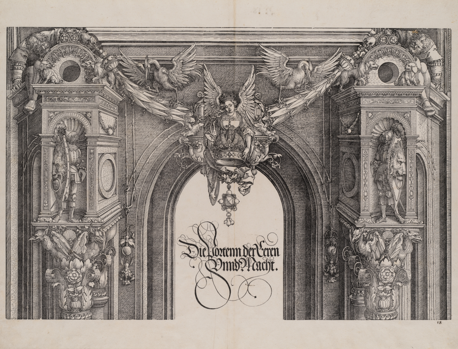 Upper Section of the Central Portal — Albrecht Dürer, with Hans Springinklee or Wolf Traut after Dürer