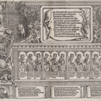 Upper Section of the Right Portal — Albrecht Dürer and Hans Springinklee, partly after Dürer