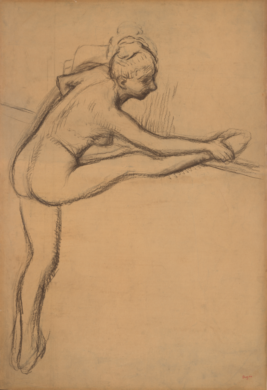 Study of a Nude — Edgar Degas