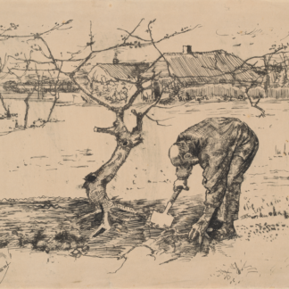 Gardener by an Apple Tree — Vincent van Gogh