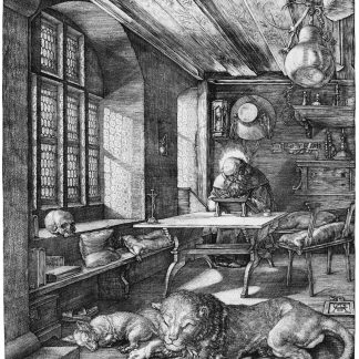 Printmaking - Saint Jerome in his study