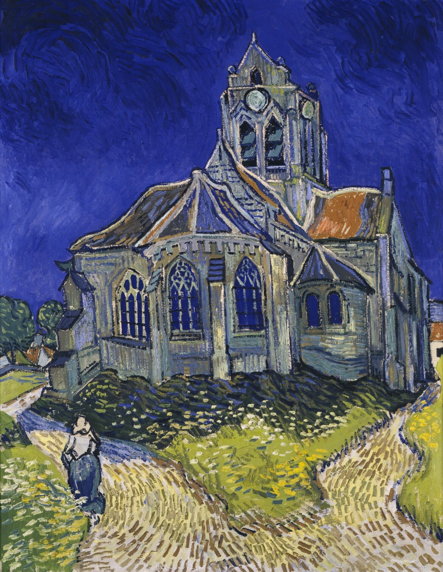 The Church in Auvers sur Oise View from the Chevet