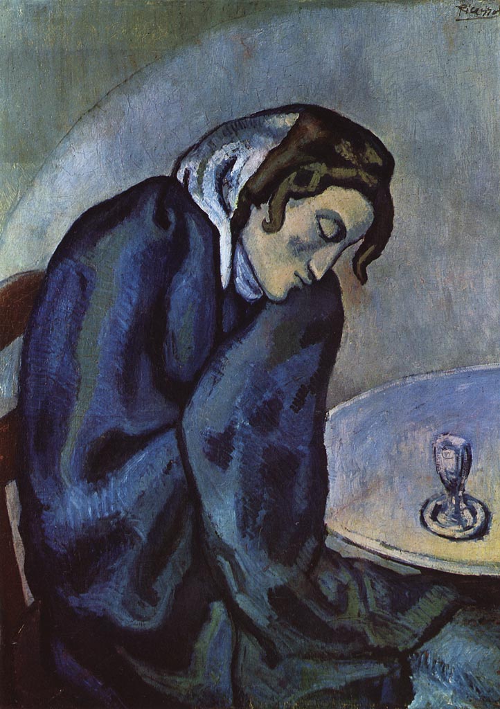 Pablo Picasso Pd Us 1902 The Absinthe Drinker (la Buveuse Assoupie)