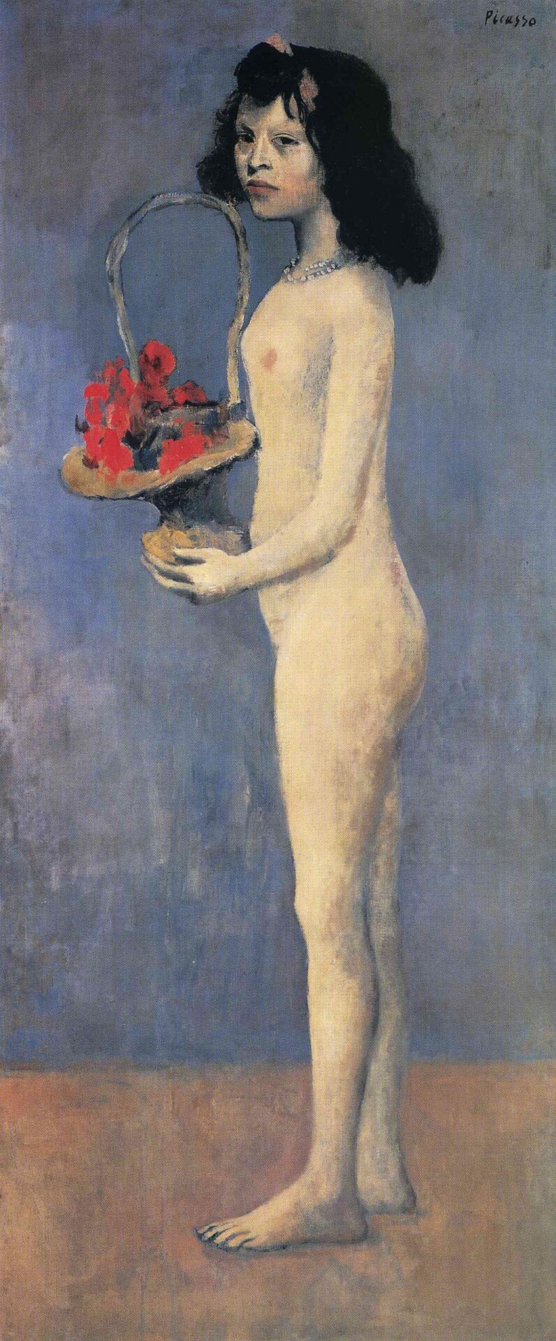 Pablo Picasso Pd Us 1905 Fillette Nue Au Panier De Fleurs (le Panier Fleuri)