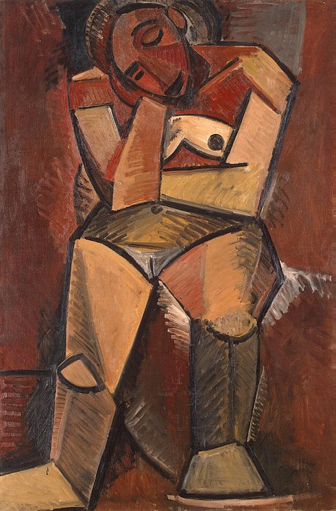 Pablo Picasso Pd Us 1908 Seated Woman