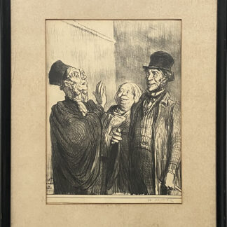 Honoré Daumier - A Sure Case