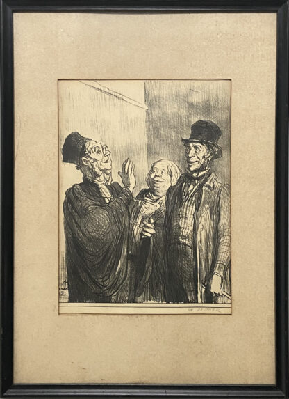 Honoré Daumier - A Sure Case