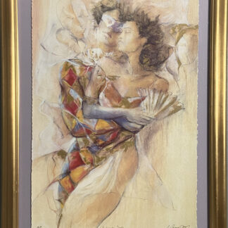 Gary Benfield - Rare Artist Proof Lithograph of Harlequin Dance