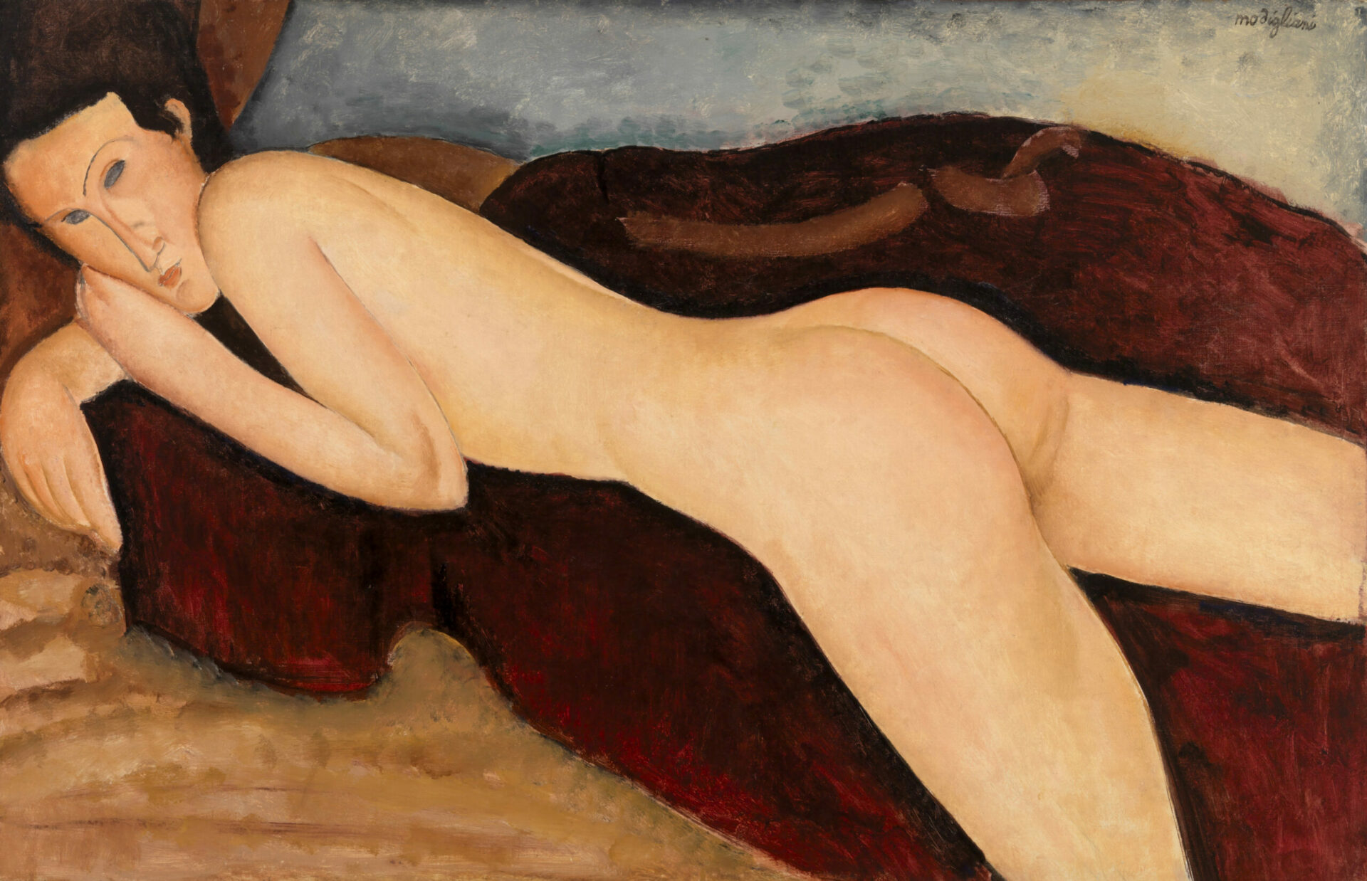 Reclining Nude From The Back (nu Couché De Dos)